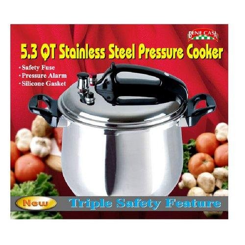 SS 5.3 Qt. Pressure Cooker – Capital Books and Wellness