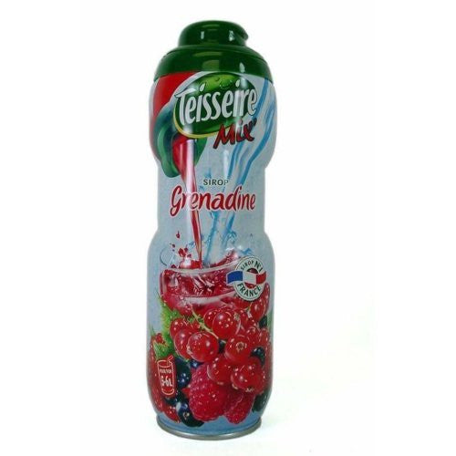 French Grenadine Pomegranate Teisseire Concentrated Syrup, 600mL