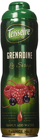 French Grenadine Pomegranate Teisseire Concentrated Syrup, 600mL
