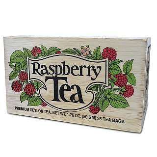 Raspberry Tea in Wood Box - 25 Tea Bags