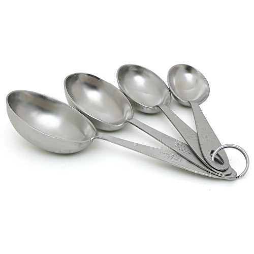 4-Pc Stainless Steel Measuring Scoop Set