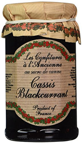 Les Confitures a l'Ancienne Blackcurrant Jam,9.5oz.