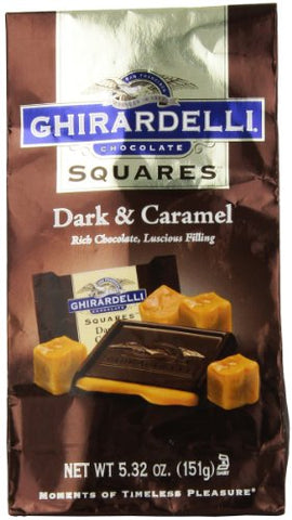 Dark & Caramel Squares, 5.3 oz