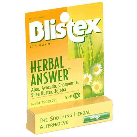 Blistex Herbal Answer Balm .15 oz
