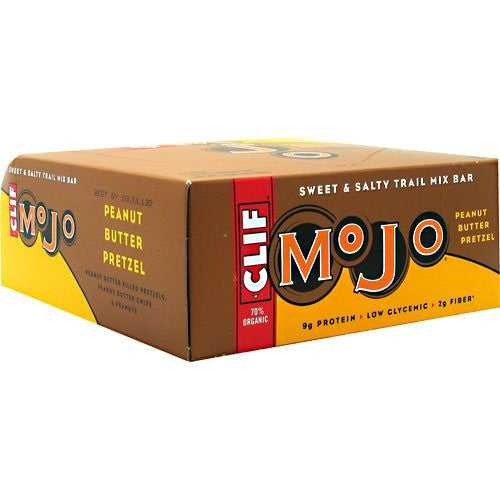 Clif Mojo Bar, Peanut Butter Pretzel, 12 Count
