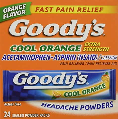 Goodys - Cool Orange, Powder, 24 ct