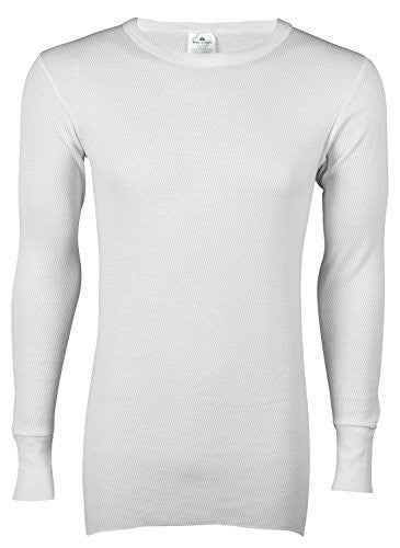 Indera Men's Icetex Cotton Outside/Fleeced Hydropur Inside Top (White / XX-Large)