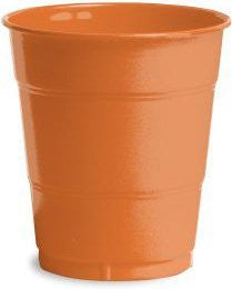 12oz. Plastic Cup Sunkissed Orange