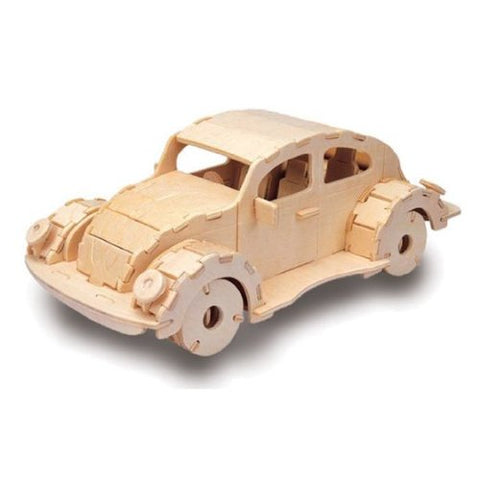 Woodcraft Construction Kits, VW Beetle, 8 x 23 x 11 cm