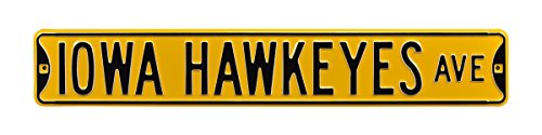 Iowa Hawkeyes Ave (6" x 36") - Street Signs