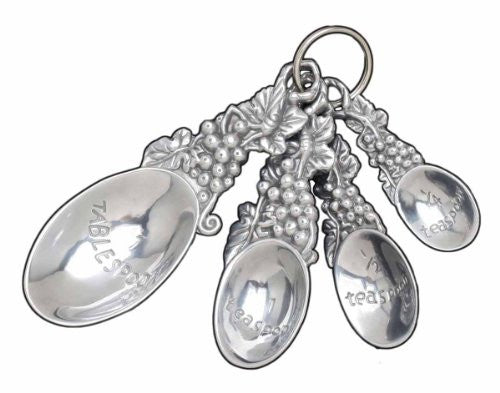 GRAPE MEASURING SPOONS ON RING