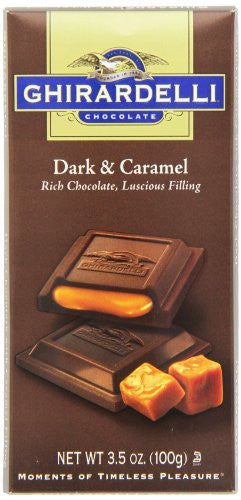 Ghirar Prestige Bar - Dark Choco w/ Caramel, 3.5oz
