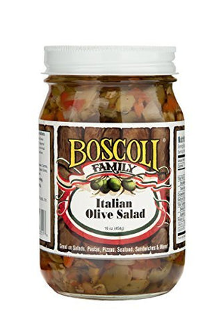 Boscoli Foods Italian Olive Salad in 100% Olive Oil 15.5oz