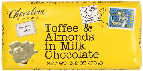 XOXO TOFF/ALM MK 3.2oz BAR 12ct
CHOCOLOVE - Package