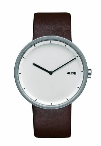 Wrist watch- Leather Strap- Brown- ¾ - h ½ in.