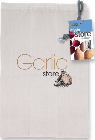 Garlic Store Bag with Zipper and Blackout Lining
