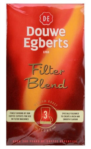 Douwe Egberts Filter Blend Ground Coffee 250g