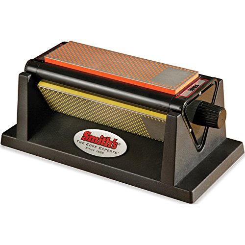 Smith's Sharpeners, Diamond Tri-Hone, 12" x 6 1/8" x 5" base - Black