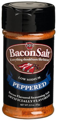 J&D’s Peppered Bacon Salt 2.0 oz