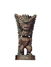 7 Inches Hapa Wood Tiki - God of Money