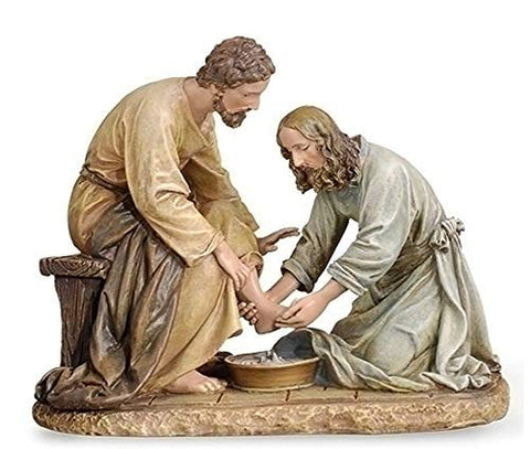 Joseph Studio 6.5" Jesus Washing Feet Statue