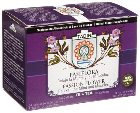Tadin Tea Passion Flower 24/pk