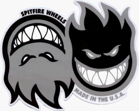 "Grey Duo Flame Logo