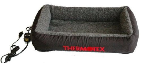 Thermotex Infrared Therapeutic Pet Bed - Large Sherpa Grey