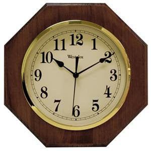 Middleton quartz clock honey pine finish