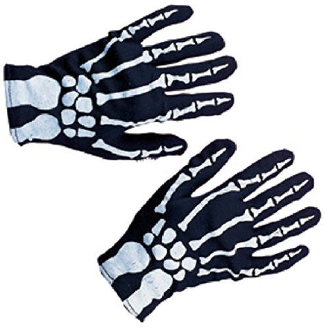 Child Skeleton Gloves - Black/White