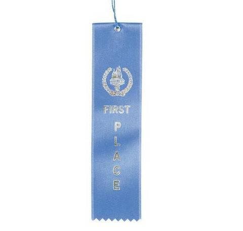 Award Ribbons First Place-Blue (Pack of 50)