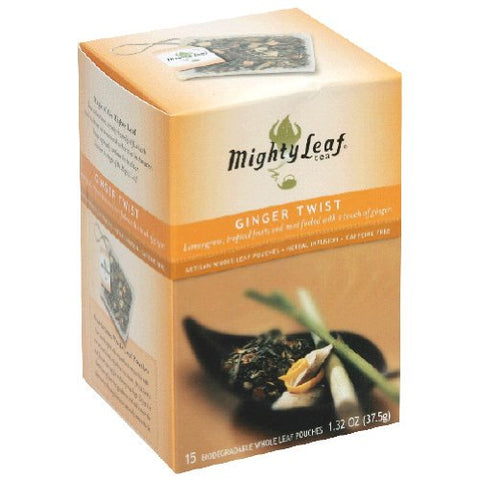 Mighty Leaf Ginger Twist Tea 15ct