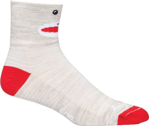 Wool Classic 3" Monkey Socks - Tan, Large/XL