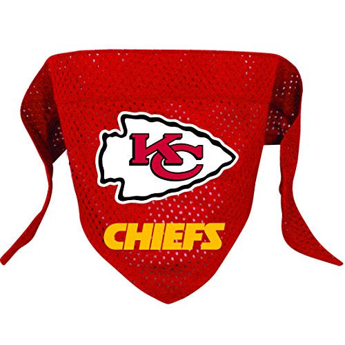 NFL Slip Over Pet Bandanas KC CHIEFS, S