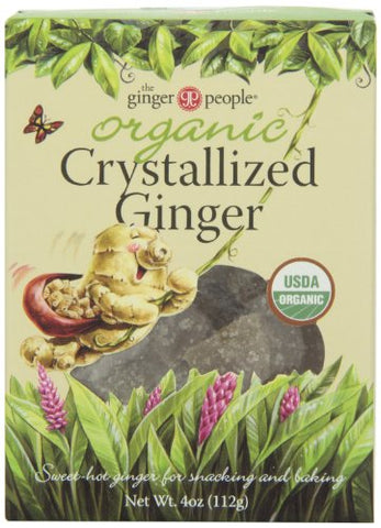 Organic Crystal Ginger Candy, 4 oz