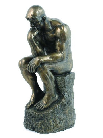 The Thinker - Rodin Bronze H: 9 3/4"