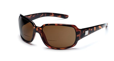 Cookie Tortoise with +2.00 Brown Polarized Polycarbonate Lens