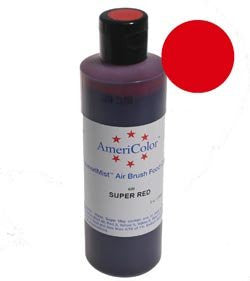 AmeriColor Amerimist Airbrush Colour - Super Red  (4.5 oz.)