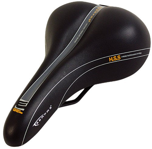 SERFAS MEN'S REACTIVE GEL SADDLE - VINYL