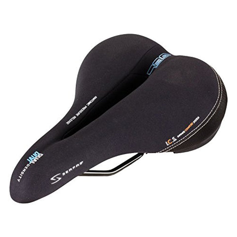 SERFAS DUAL DENSITY LADIES W/CUTOUT SADDLE - LYCRA Diamond pattern