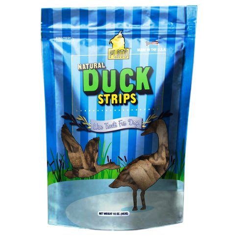 Plato Treats - Duck Treats (6 per case) - 16 oz