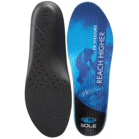 SOLE Signature EV Ultra Footbeds, Blue, 15 M US