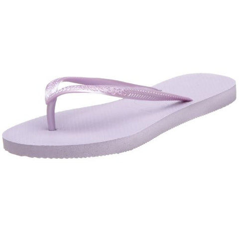Havaianas Women's Slim Flip Flop,Light Lilac,39/40 BR/9-10 M US