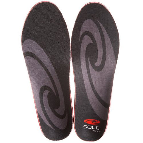 SOLE Softec Ultra Footbeds, Gray, 9 M US