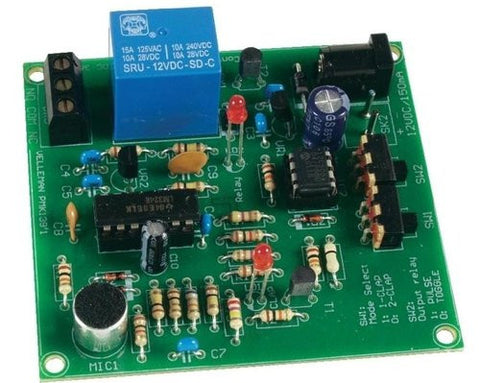 Clap On/Off Switch, 3.1 x 2.9 x 0.9"