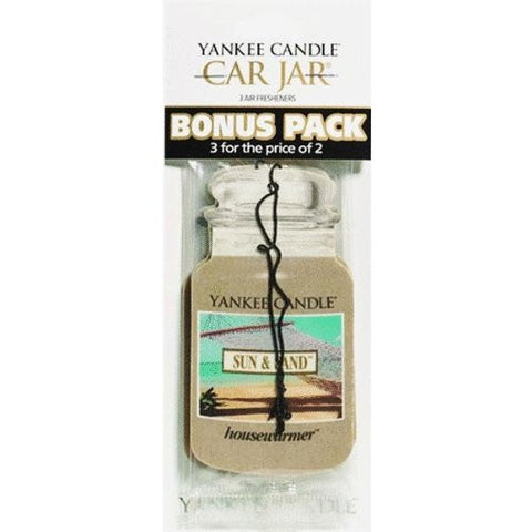 Yankee Candle Sun & Sand 3 Pack Car Jar