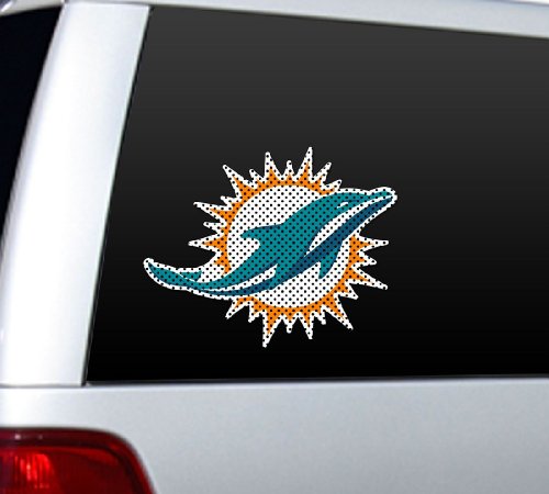 Miami Dolphins Diecut Window Film