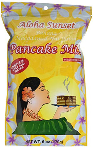 Aloha Sunset Banana Mac Pancake Mix - 6 oz