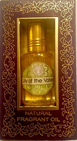 Natural Perfume Oils in 10 ml. Roll-On Glass Bottle - Lily of the Valley
