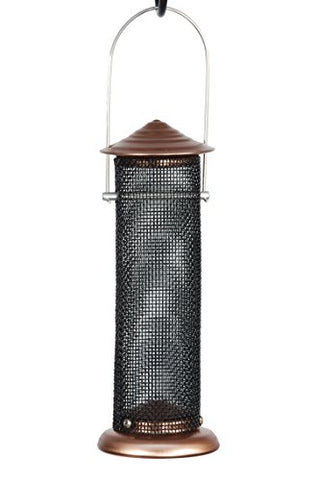 Audubon Brushed Copper Mini Nyjer Feeder COPTMINI